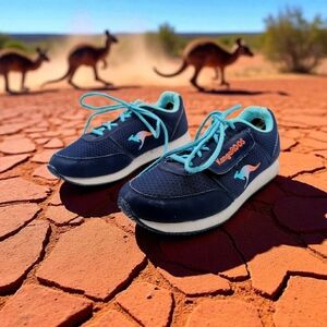 kangaROOS Dark Blue and Light Blue Sneakers